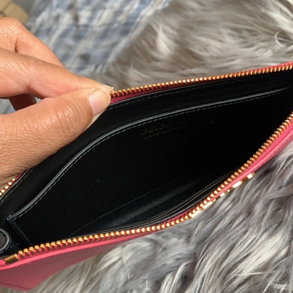 Authentic Prada Saffiano Leather Slim Pouch - Picture 11 of 15